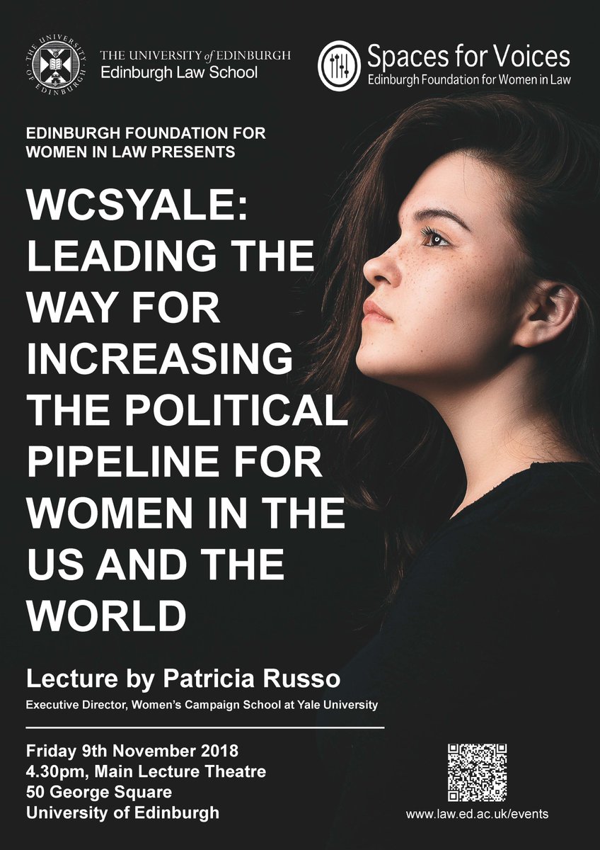 EdWomenLaw's tweet photo. We are delighted that the inspirational Patricia Russo will be delivering our inaugural #SpacesforVoices lecture on Friday 9 November. 

Join us for what promises to be a stimulating discussion of politics and gender equality. 

Sign up: https://t.co/ZU9Cdr7vA1

@WCS_at_Yale https://t.co/tQnXXJwjUr