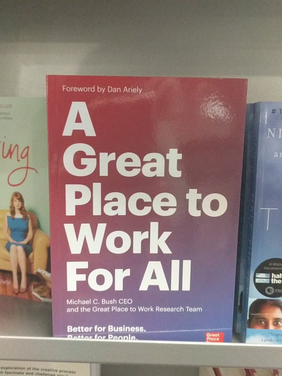 JeremyMcQuigge's tweet photo. JUST-IN An #IndustryReads recommendation from @wotherspoond. Find 'A Great Place to Work For All' at @LifestylesAC Connections for only $22 (15% savings) https://t.co/hNkutThzhX