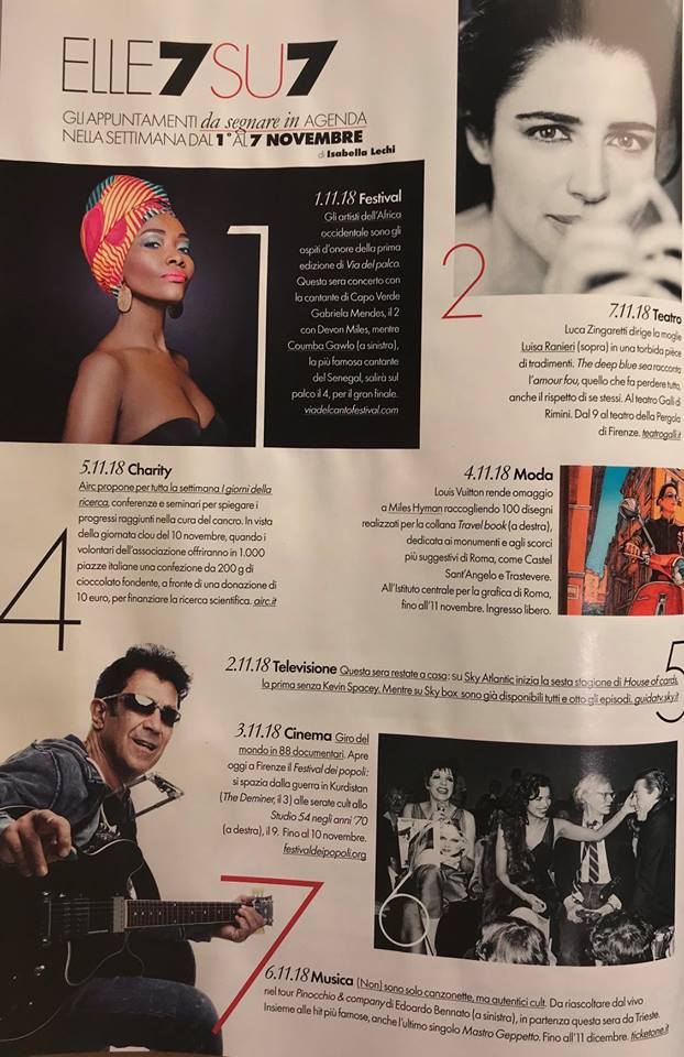 CantoViadel's tweet photo. ViadelCanto con Coumba Gawlo in pole position sul nuovo #ELLEweekly (https://t.co/EDnsgBAcjt) in edicola da oggi.
Stasera si parte! https://t.co/iFFx25dWZs