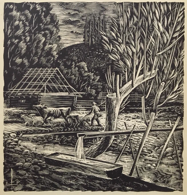 Edmund Bartłomiejczyk (1885-1950),
Woodcuts 