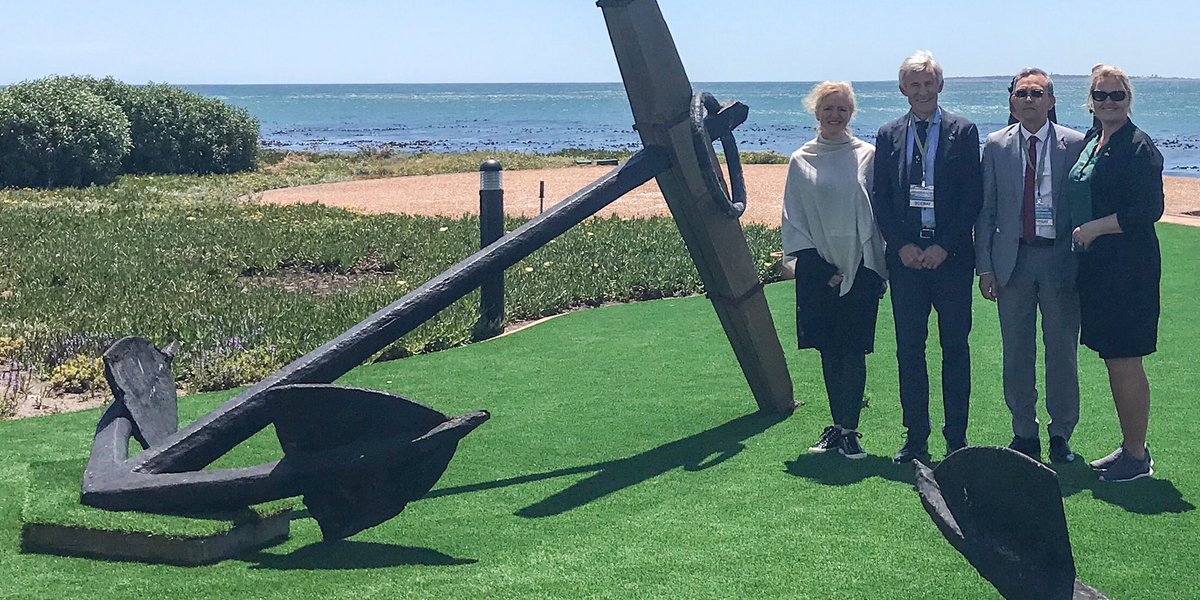 Patrick Reurink (@preurink) on Twitter photo Oceans on the agenda today in #CapeTown
<a href="/NTNU/">NTNU</a> & <a href="/MandelaUni/">Mandela University</a> presented ocean space and technology with ambitions to ramp up collaboration in line with the new roadmap for education & research collab with 🇿🇦 from <a href="/forskningsradet/">Norges forskningsråd</a> #norwaysouthafrica Oceans on the agenda today in #CapeTown
<a href="/NTNU/">NTNU</a> & <a href="/MandelaUni/">Mandela University</a> presented ocean space and technology with ambitions to ramp up collaboration in line with the new roadmap for education & research collab with 🇿🇦 from <a href="/forskningsradet/">Norges forskningsråd</a> #norwaysouthafrica