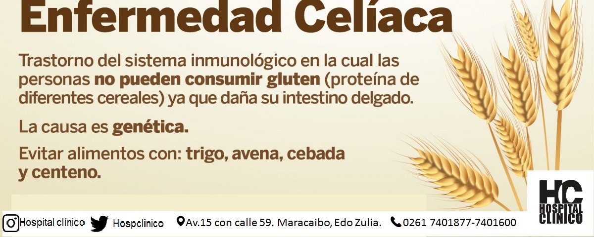 Quizás no has escuchado sobre esta enfermedad 😨 o medio lo has escuchado, pero si esto suele pasar, solo un 1% de los celiacos saben que la padecen, si quieres infórmate mas sobre este tema te recomendamos lo siguiente:   medlineplus.gov/spanish/celiac… y  …eliacosnoscomemoselmundo.blogspot.com/2012/01/histor…