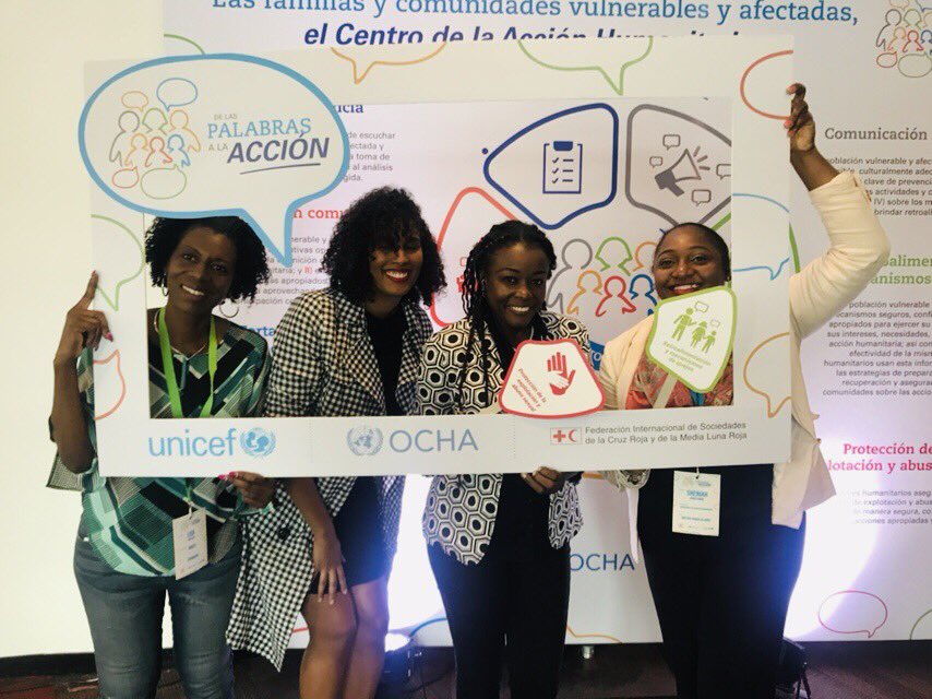 SheniahA's tweet image. British Virgin Islands, Barbados and Trinidad and Tobago represented at UNICEF, IFRC and OCHA From Words to Action Panama City, Panama October 29-Nov 1 2018. #delaspalabrasalaaccion #fromwordstoaction