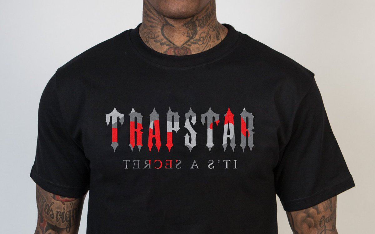red trapstar t shirt