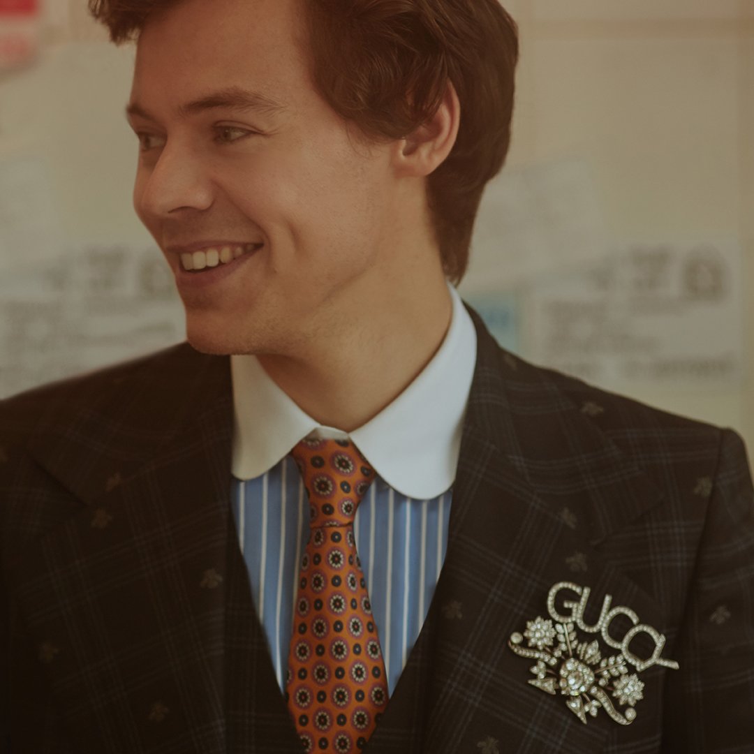gucci tailoring campaign harry styles