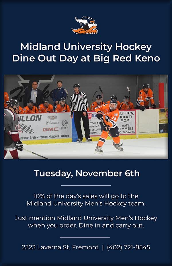 Midland_Hockey's tweet photo. Come out and support the men’s ice hockey team. Players will be there signing autographs and handing free T-shirts and game pucks. https://t.co/xkW0ISmGcX