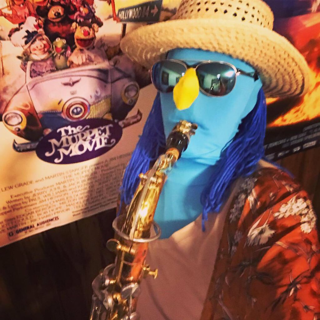 dearmrblackwell's tweet photo. @JamesWillems Started my 5 year plan to be all the members of Electric Mayhem @ElyseWillems https://t.co/b4GlK613v2