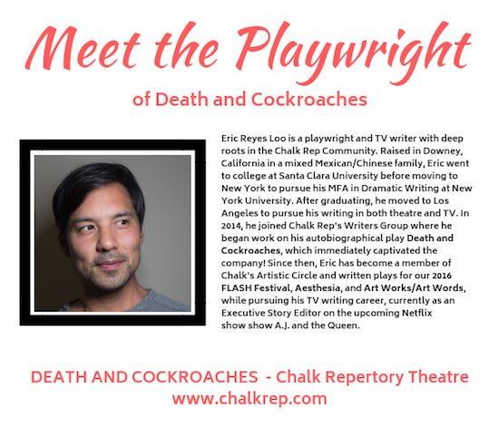 Chalkrep's tweet image. Meet the #Playwright @looloolicious #DeathandCockroaches #wallofdicks  #AJandtheQueen @rupaulofficial #MichaelPatrickKing #Latinx #Chexican #LGBTQ #LAStories #Downey
