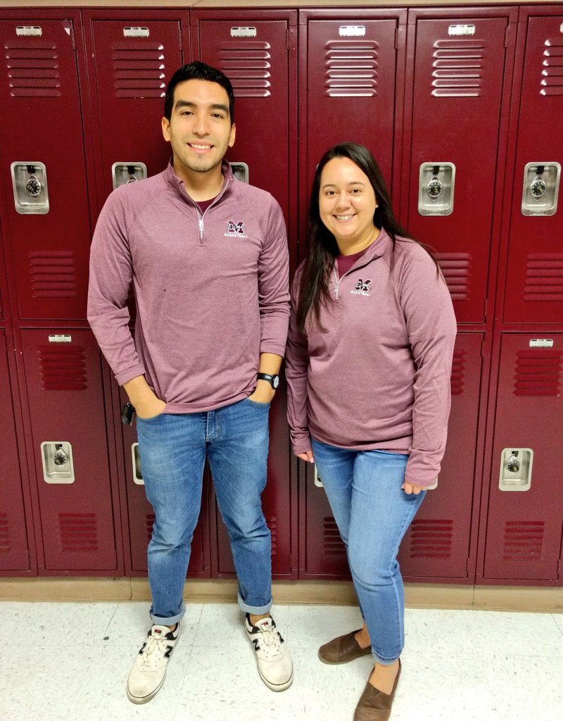 MrCopelandhist's tweet photo. Proud to announce the Social Studies Teacher-of-the-Year Mr. Gonzales &amp; NEW- Teacher-of-the-Year Ms. Parra!!!! 
@NISDMarshall #ThisIsMarshall https://t.co/N5owdRxoSr