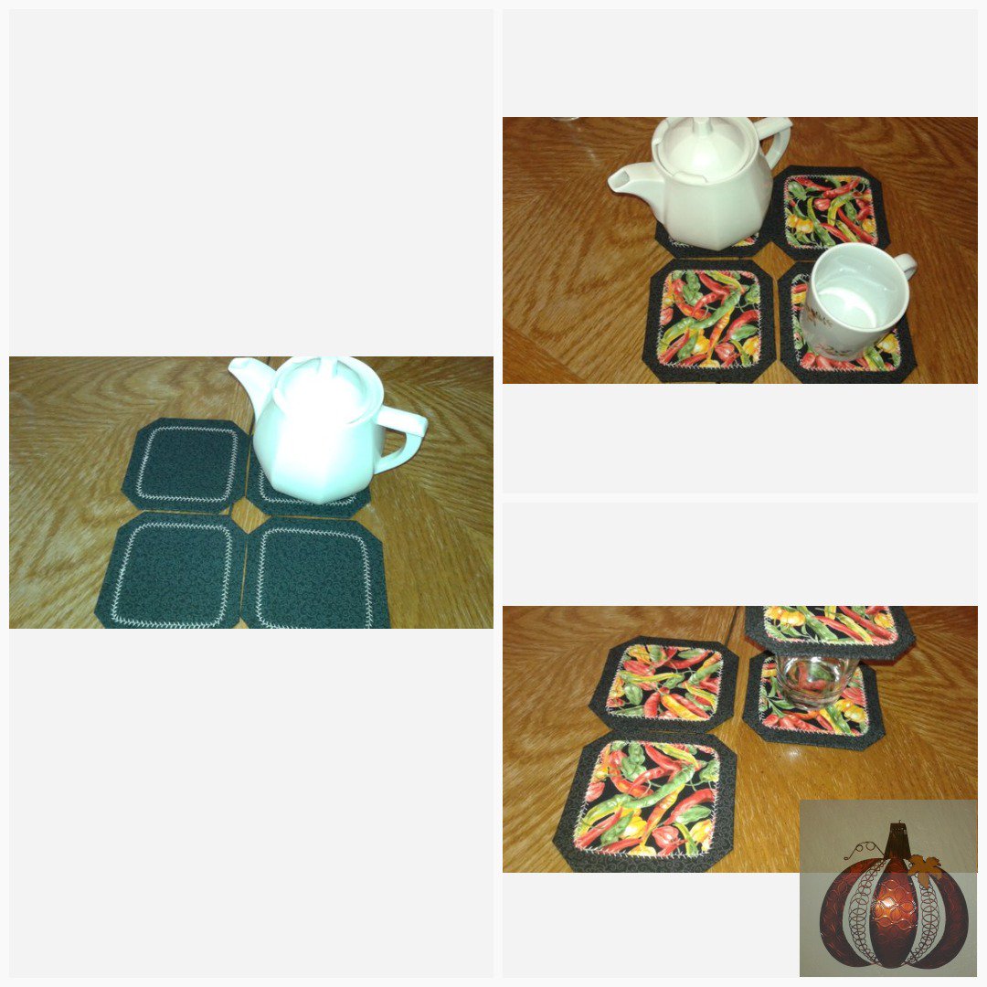 Chili Coasters - Set of Four, Kitchen Coasters, Bar Coasters, Drink Glass Covers, Table Coasters, Decorative Coasters, Size 5 Inches Square #SetOfFour #BarCoasters #GiftsForFamily #DrinkGlassCovers #KitchenCoasters #ChiliCoasters #Coasters
➤ goo.gl/eSpe6k