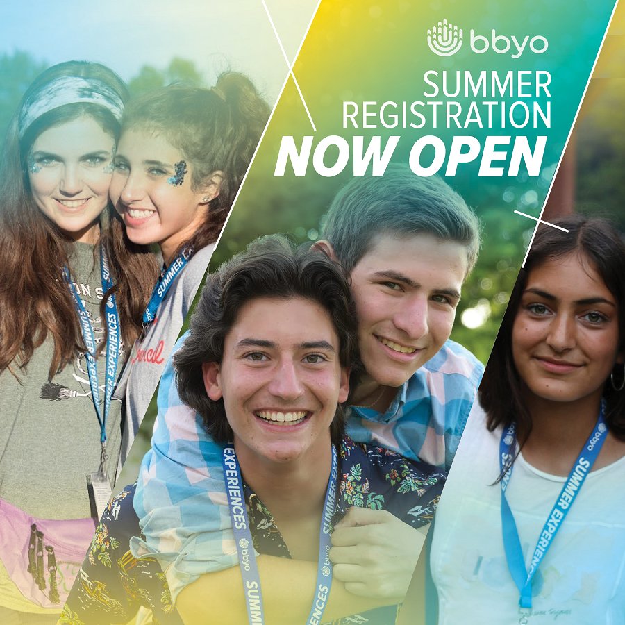 BBYOInsider's tweet photo. NOW! #BBYOsummer2019 registration is officially open! Check out all the amazing summer experiences we offer, including CLTC (at its lowest-ever price for TODAY ONLY), ILTC, Kallah, ILSI, and Passport trips.

It's your turn now...go sign up by visiting https://t.co/RbPwkeAtHl! https://t.co/bgrcWHSAox