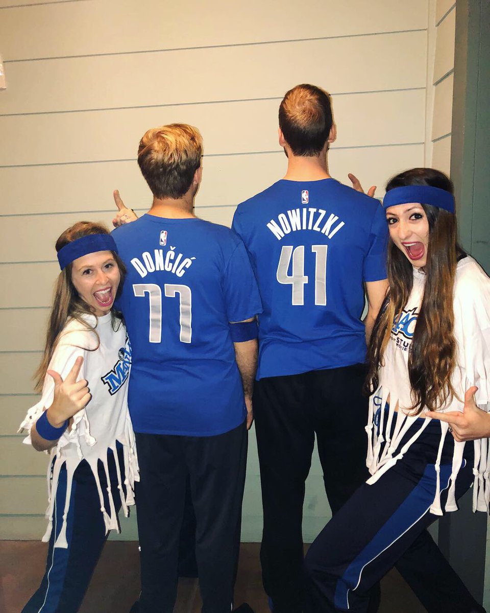 lblasingame5's tweet photo. Luka who we are for Halloween! ManiAAC for our @dallasmavs!!! #MFFL https://t.co/3k2AEompPw