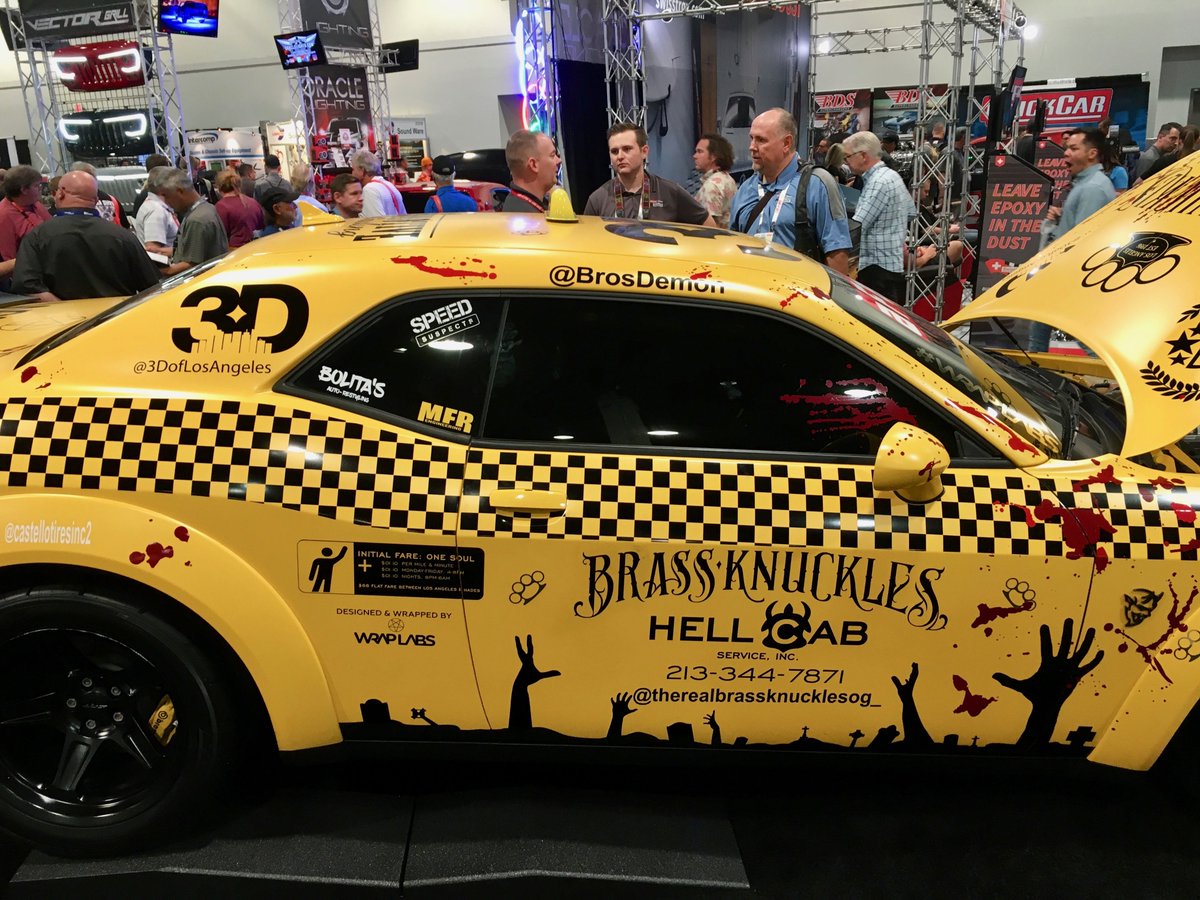 partskeeper's tweet photo. LOVE this #Challenger #Hellcab #SEMA2018 #ChallengeroftheDay
@SEMASHOW
@_JRWitt @BonhamChrysler2
@TLMPhotographyw @AnKarpo
@kdwho @MoparMistress
@Dee_Kujo @notagrayarea
@OfficialMOPAR @LienhardRacing
@Bertieschip @ChallengerJoe
@FAFBulldog @TheMuscleCar
@CarWaffle @BCJr https://t.co/r9zeXix6qF