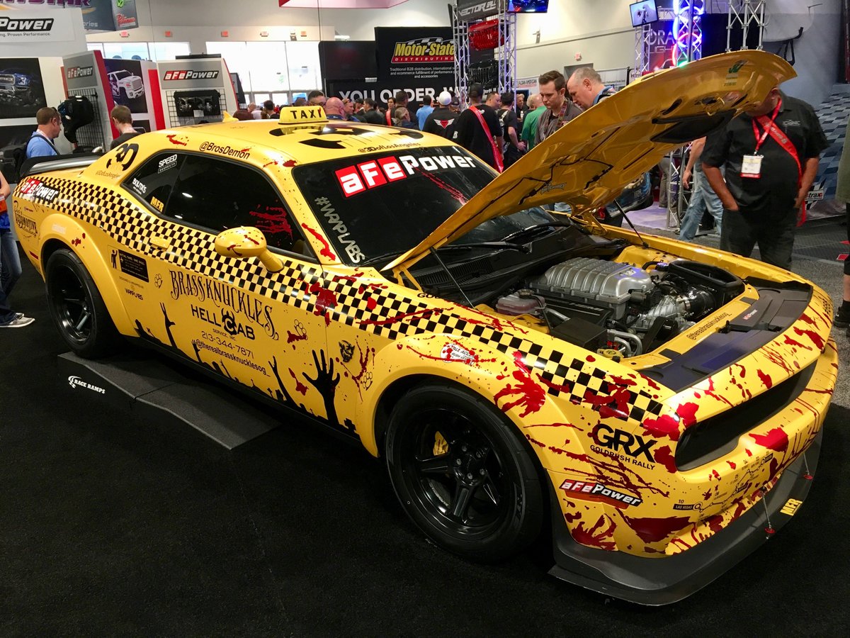 partskeeper's tweet photo. LOVE this #Challenger #Hellcab #SEMA2018 #ChallengeroftheDay
@SEMASHOW
@_JRWitt @BonhamChrysler2
@TLMPhotographyw @AnKarpo
@kdwho @MoparMistress
@Dee_Kujo @notagrayarea
@OfficialMOPAR @LienhardRacing
@Bertieschip @ChallengerJoe
@FAFBulldog @TheMuscleCar
@CarWaffle @BCJr https://t.co/r9zeXix6qF