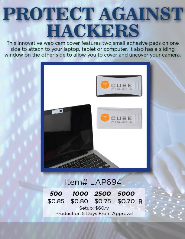 cdmservicesreno's tweet image. Keep your brand front and center while providing webcam privacy protection with this webcam cover. Call 775.823.5336 today! #CDMS #CDMServices #WebcamCovers #Webcam #Covers #ProtectionCovers #PromotionalProducts #PromoItems #TechProducts #BrandedItems #PromotionalItems #Reno