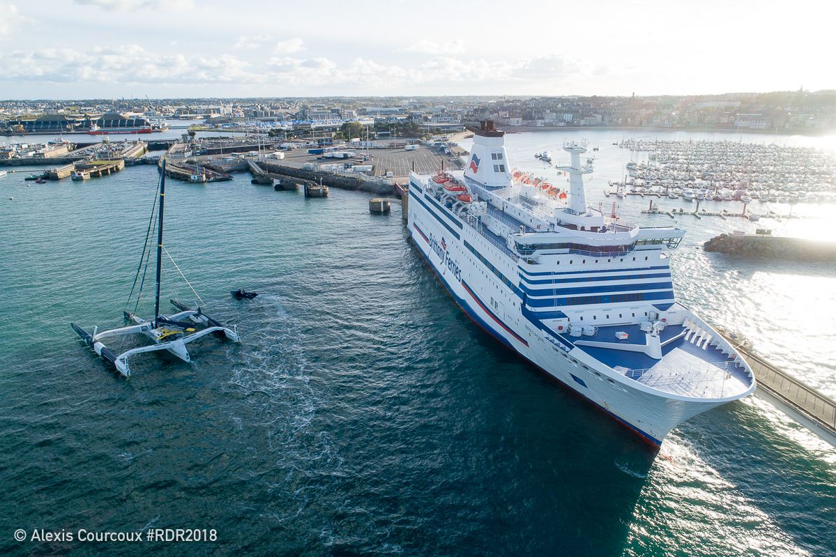BrittanyFerries's tweet photo. Brittany Ferries is proud sponsor of the Route du Rhum, a transatlantic spectacular where loan skippers brave the elements in a dash to Guadeloupe. Leaving St Malo this Sunday - with Pont-Aven, Bretagne and Normandie Express in attendance. Watch the video: https://t.co/bONMsg2GOH https://t.co/aywKVe7PO3