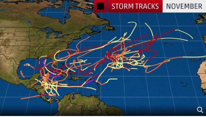 TWC: "Since 1950, there have been 37 named storms in November..." Secure and understand your insurance policies, coverage and ins company/agent contact info. Complacency is not an option. See resources from our partners <a href="/FLDFS/">FL DFS</a>: bit.ly/2JPp7l6 *photo cred* <a href="/weatherchannel/">The Weather Channel</a>