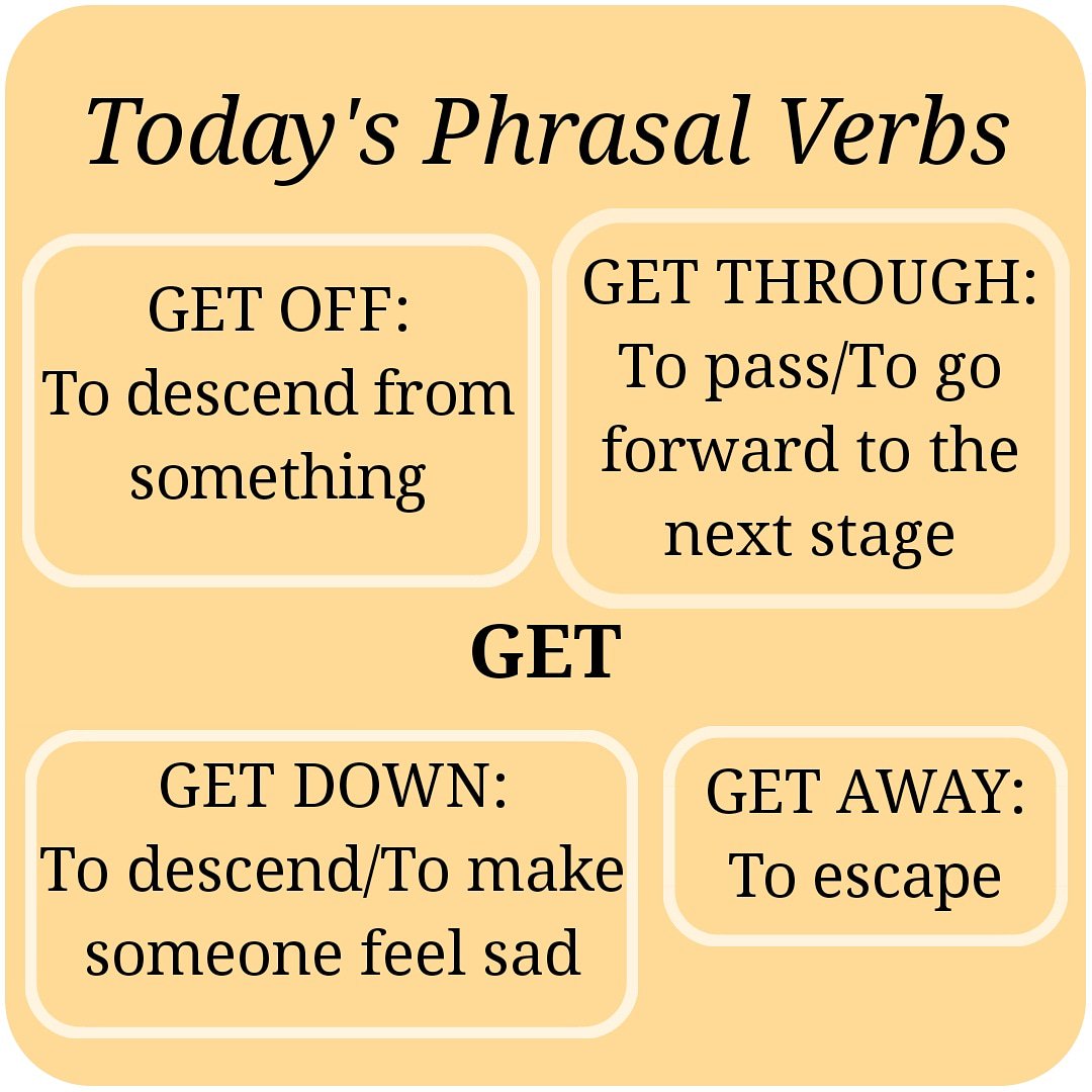 Упражнения на фразовые глаголы