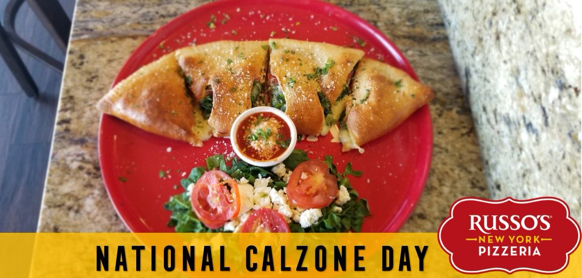 RussosBville's tweet photo. It’s National Calzone Day, and what better way to celebrate this amazing day by sharing one from Russo's with friends and family! #FreshIngredients #FamilyRecipes #MadeFromScratch https://t.co/15RanJOM0J