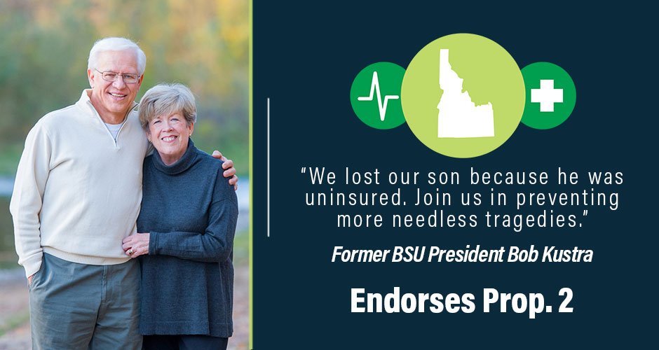 ID4Healthcare's tweet photo. "We understand  it is the difference between life and death. We lost our son Steve to a  recurrence of an otherwise treatable cancer." -- Bob Kustra #VoteYESon2 #idpol #idleg
Read more here: https://t.co/halknDZRqf https://t.co/wUf9twbF9s