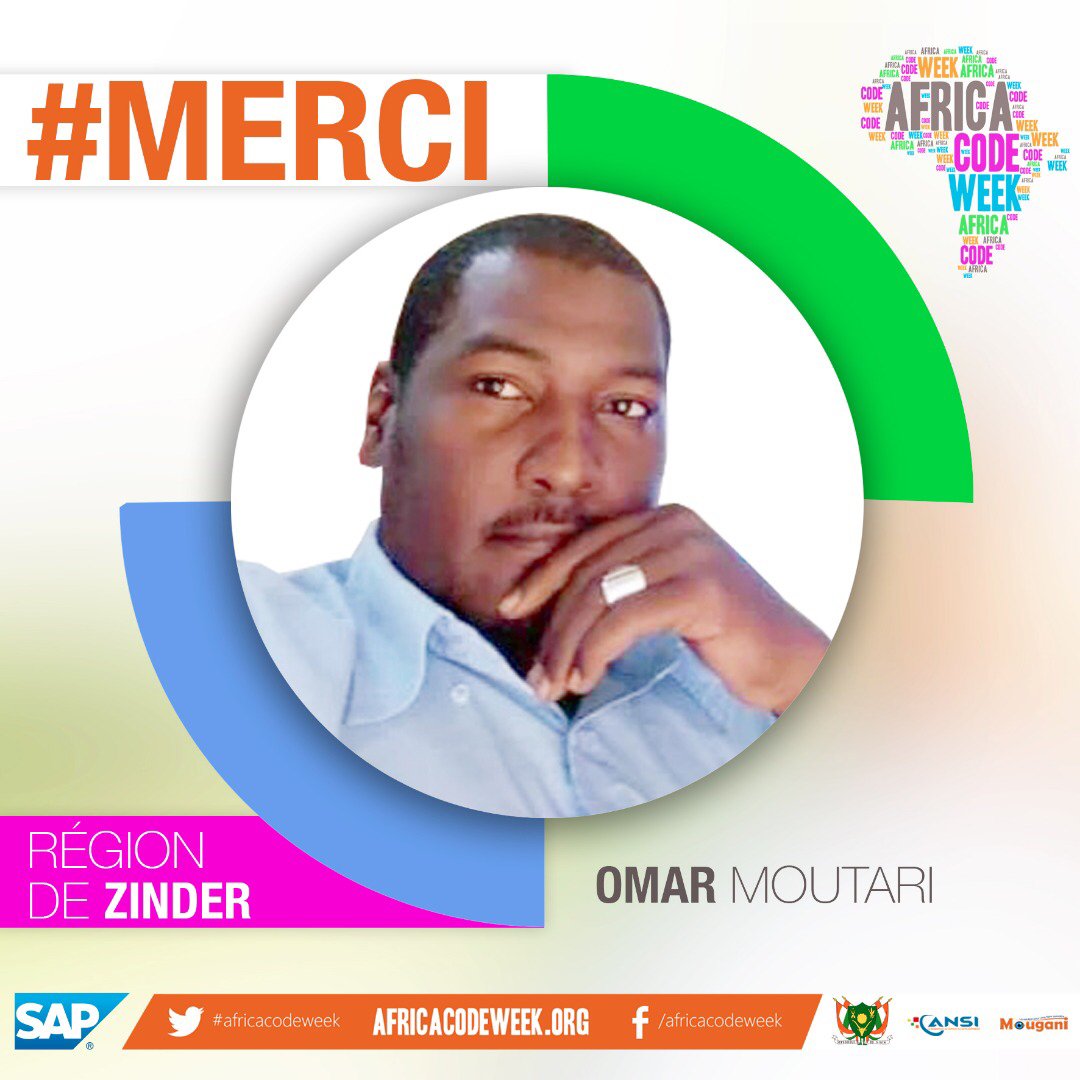 ACWNiger's tweet image. [#DAMAGARAM]
Nos remerciements vont également à Mr Omar Moutari , notre formateur de la région de #Zinder pour son dynamisme 👏 #Digital4Dev Cc @guimbasaidou @warmo37 @Jokkolabs @NiangNiox @AnsiNiger @RabiaMoussa