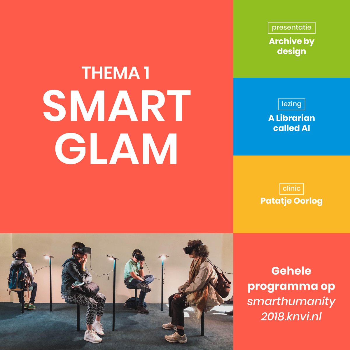 @Anton_Cruysheer van Platform Erfgoed&amp;Innovatie spreekt tijdens #KNVI18 Smart Humanity over SMART GLAM! Hij zoomt in op de innovatieve toepassingen op het snijvlak van erfgoed, technologie en participatie. We, <a href="/PaulBaak/">Paul Baak</a>   en @WBronsgeest, zien je graag! ow.ly/XU9e30msEST