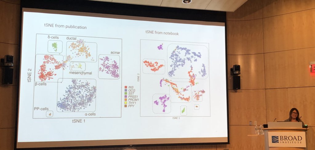 fabian_theis's tweet image. Awesome demo of the upcoming @humancellatlas data portal by @gen_haliburton &amp;amp; happy to see her and the team using #scanpy for this