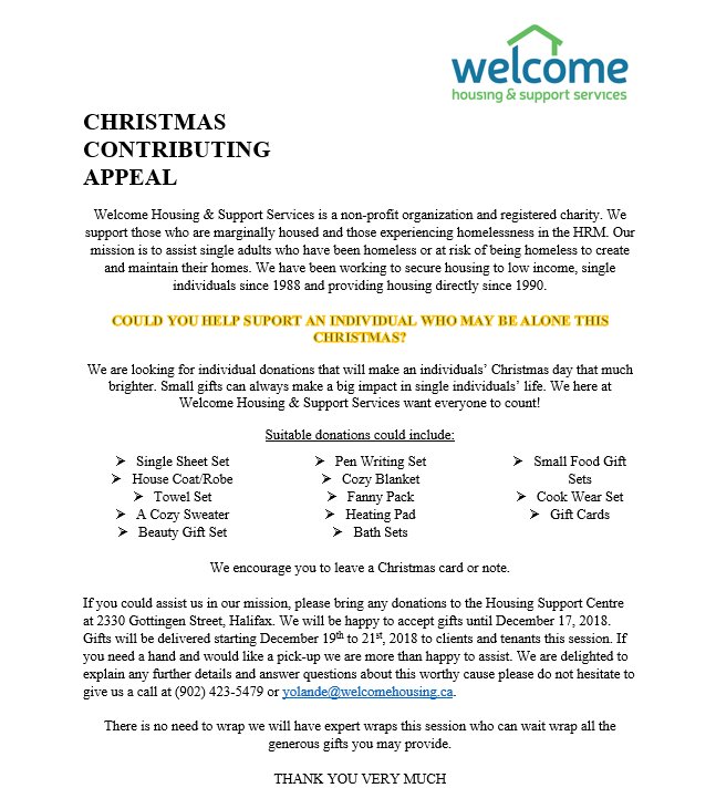 welcomehousing's tweet photo. Help us help others this Holiday season! https://t.co/yEnNRRoseM