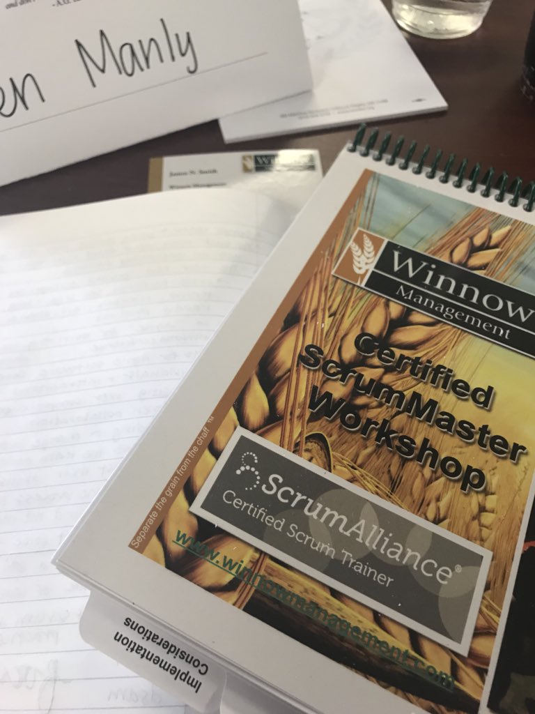 Jennifer_Manly's tweet photo. Spending the next two days becoming a Certified ScrumMaster. Pretty neat to work in a county that’s ahead of the educational curve. Can’t wait to share what I’ve learned! #agileined @ScrumAlliance @STEMaacps https://t.co/UCckCuE6gb