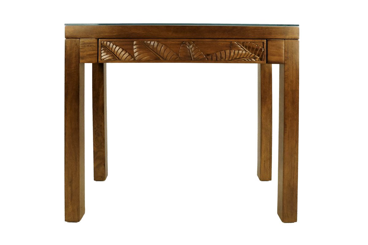 JamiesonFurn's tweet photo. Condo sized Tropical Palm Leaf carved desk, perfect for folks who love all things tropical.  We can make in any size you need @JamiesonFurn https://t.co/1TvfzFQKbI #Hospitality #Interior_Design https://t.co/HQNOE7zMQN