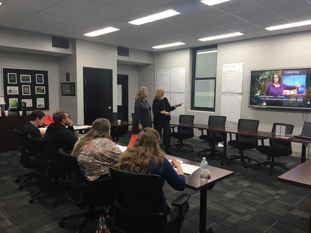 Wellborn High new teachers learning explicit instruction strategies by Anita Archer.