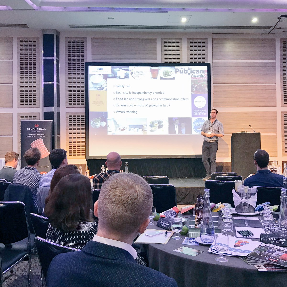 On stage talking for #Propel1Nov @JamesNye1