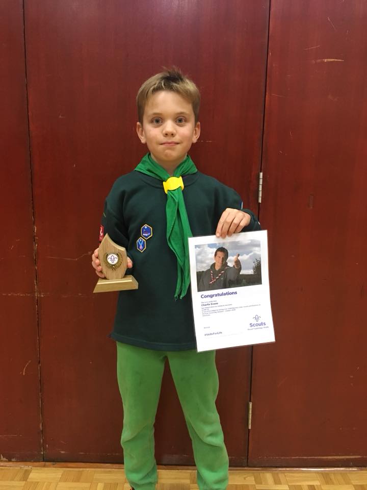 Porchlight1974's tweet image. Well done Charlie! He raised more than £1,400 for our Kent Scouts Big Cardboard Sleep Out and received a special award for his achievement,

We'll let you know the total amount raised by brilliant Beavers, Cubs, Scouts &amp;amp; Explorers very soon.

@RTWScouts @Kentscouts 

#ksso18