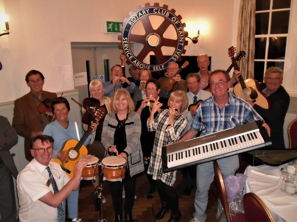 RotaryStIves's tweet photo. What a smashing pic of the Unwanted Musical Instruments Band in the @huntspost. Thanks to Rtns Adrian Acton and Keith Cornell for all their hard work and skill, to The Hunts Post, @slepehall Hotel and @wellingtonwise Estate Agents and to Nick Thompson of JD Music in Somersham. https://t.co/ExFBWQUrGR