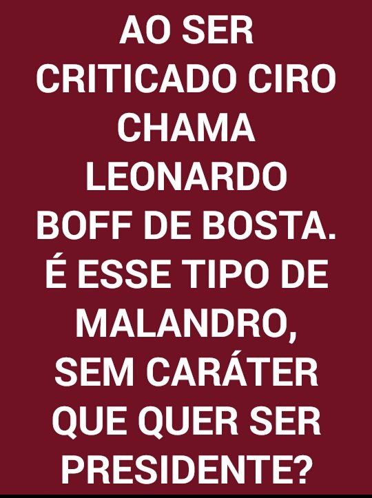 SheylaKouri's tweet photo. Querem saber de uma coisa: já deu; só estou publicando esta porque envolve alguém que muito admiro, Leonardo Boff.
Amanhã é finados, quem cultua a data pode rezar por seus defuntos políticos. Repetindo: para mim, já deu. #foratreva https://t.co/dGov6sMsxg