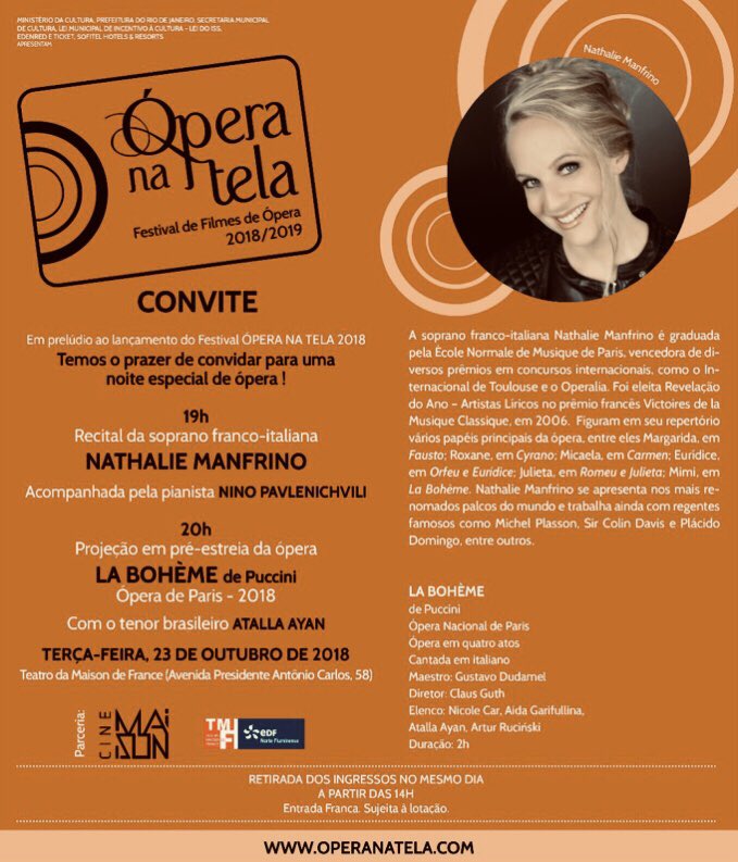 Concert in Brazil - RIO - Concert Hall - Fighting for Culture #maisondefrance #brazil #RiodeJaneiro #FightingForCulture #art #classical #music #beautiful #inspiration #like #amazing #opera #soprano #singer #igers #beauty #style #Ipanema #copacabana