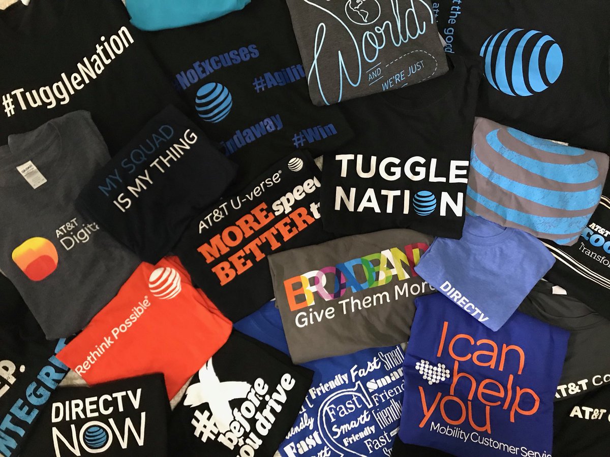 N_Medico's tweet photo. 10+ years of tees! Every work day in November, I’ll be rocking an AT&amp;T shirt to raise awareness for the Movember foundation. Every RT = $1 donation up to $1k #TUGGLENATION #Movember2018 #EmployeeGiving https://t.co/oFGoWLxIxj