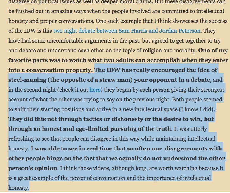 thunktankers's tweet image. Check out our latest Thunk Tank Podcast/blog all about the Intellectual Dark Web and how it can be a more reasonable voice for the left. We especially delved into the mind of @EricRWeinstein @BretWeinstein and @jordanbpeterson   wp.me/p9NgkE-5p #IDW #thinking