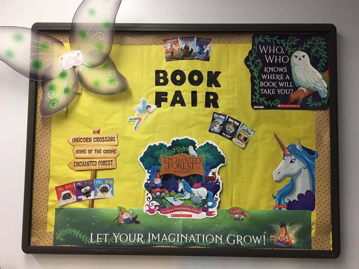 Hood School Library tweet media