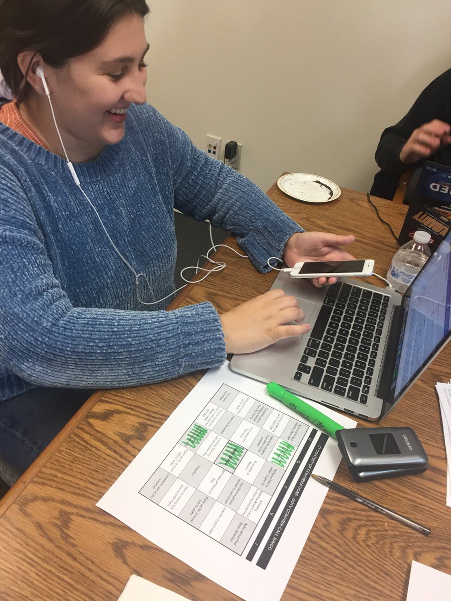 jennashap's tweet photo. .@erinsotrendy and @AmyGilly locked in a Confirm Bingo dead heat #FightBackCT #RegionOneGetsItDone https://t.co/8v70TPb932