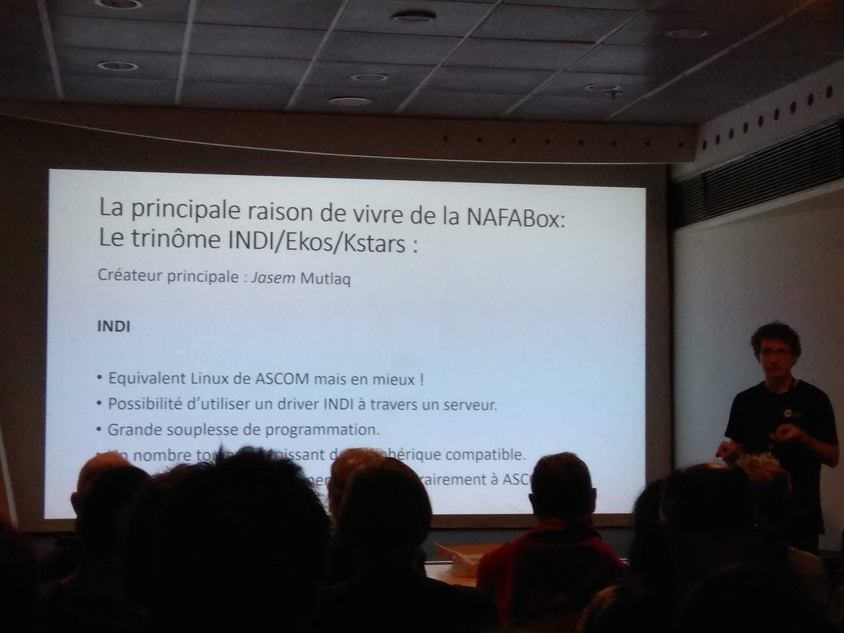 JasemMutlaq's tweet image. تغطية عن Ekos/INDI في المؤتمر الفرنسي Les 'rencontres du ciel et de l'espace'

#kde #kstars