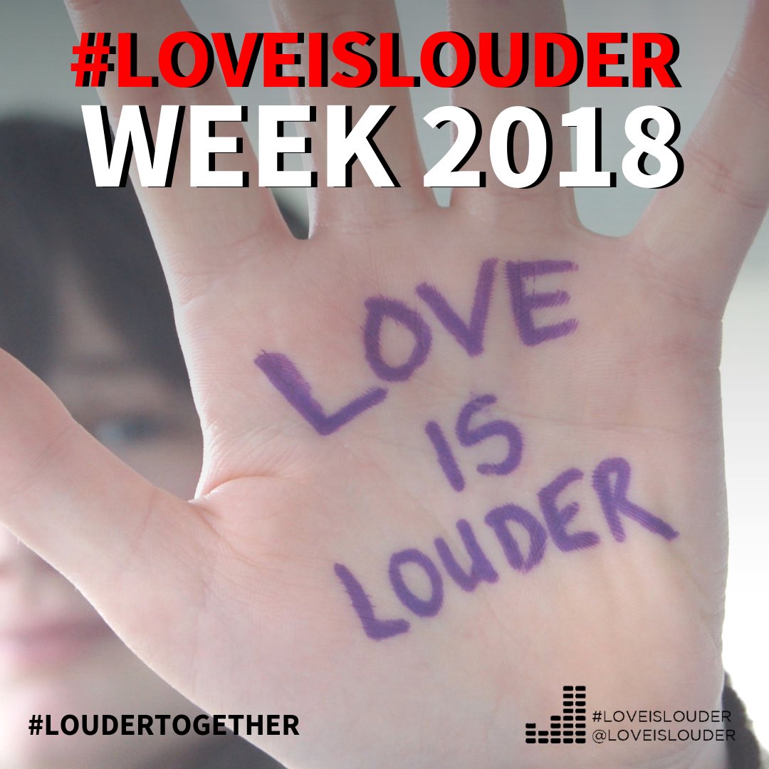 Love is Louder on Twitter: "Love is Louder Week kicks off next week
