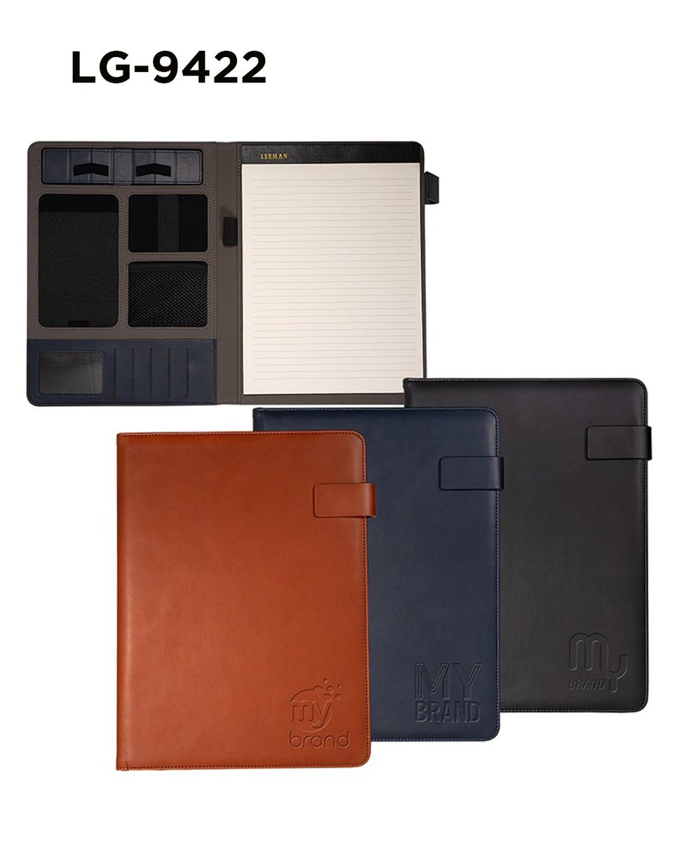 alphabroder's tweet image. This killer combo is ideal for today's professionals! A North End Quarter Zip (78187) is great for a business casual workplace while a multifunctional tech padfolio (LG-9422) is sure to keep customers organized and on task #CompleteTheSolution #WovenTogether #abPrime