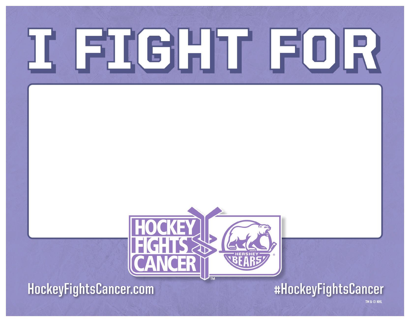 Hershey Bears to Host their First Hockey Fights Cancer Night on