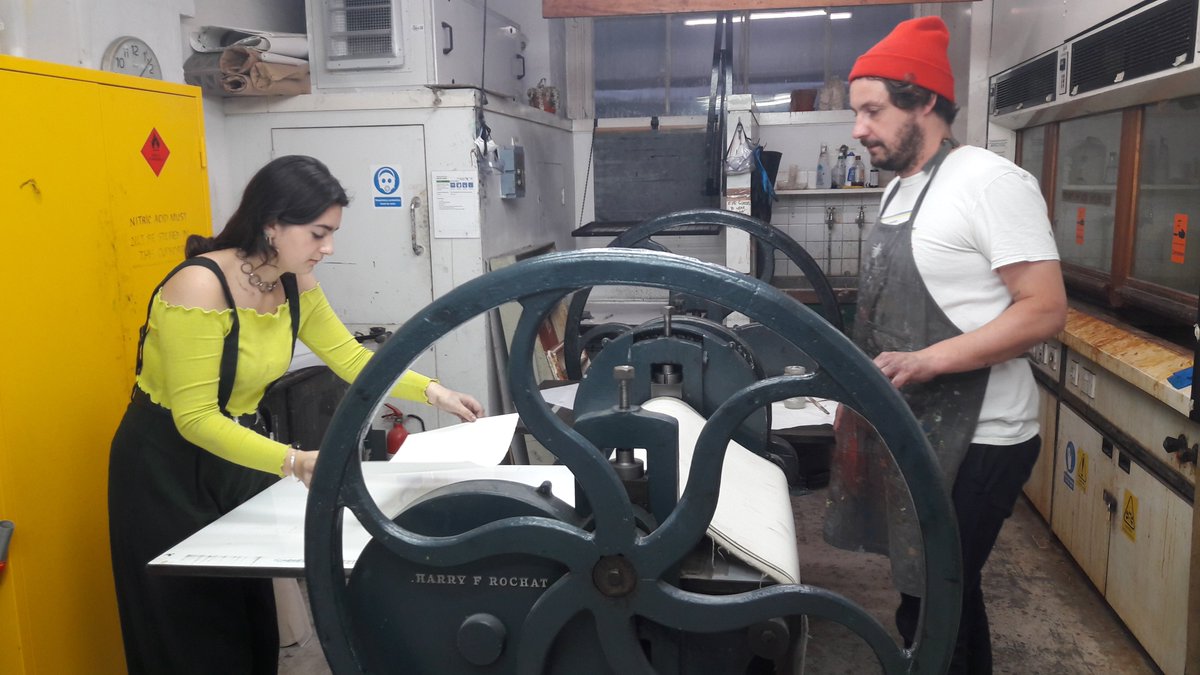 Tomorrow we have our second Mentoring and Etching workshop with artist @AdHogarth and AttRAct RA Schools Student Mentors. Tune into our <a href="/instagram/">Instagram</a> tomorrow to see work created.