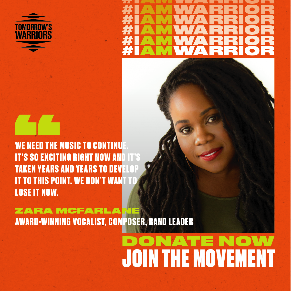 Tomorrow's Warriors (@tom_warriors) on Twitter photo We're launching our #IAmWarrior campaign today to continue supporting the amazing #ukjazzscene. We need to raise £100,000 to continue our work <a href="/southbankcentre/">Southbank Centre</a>. Please donate today: gofundme.com/iamwarrior We're launching our #IAmWarrior campaign today to continue supporting the amazing #ukjazzscene. We need to raise £100,000 to continue our work <a href="/southbankcentre/">Southbank Centre</a>. Please donate today: gofundme.com/iamwarrior