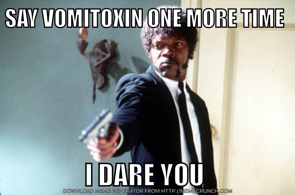 Seems appropriate. #ontag #vomitoxin