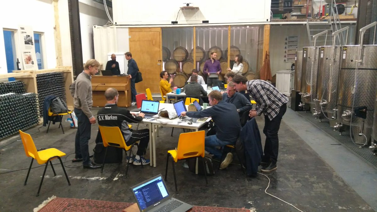 Check this out! <a href="/IoT_TMobile/">IoT T-Mobile NL</a> are using our SARA NB-IoT boards to get developers started on their network. We also had a chance to show off the Bicycle Air Quality Sensor!
#iot #SODAQ #tmobile