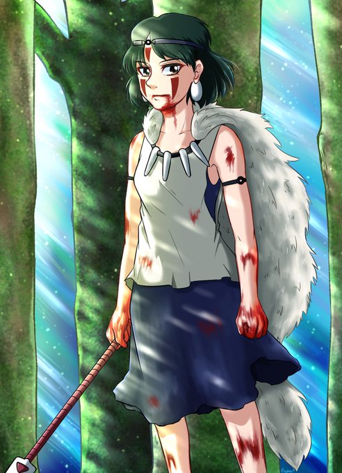 もののけ姫ののtwitterイラスト検索結果 古い順