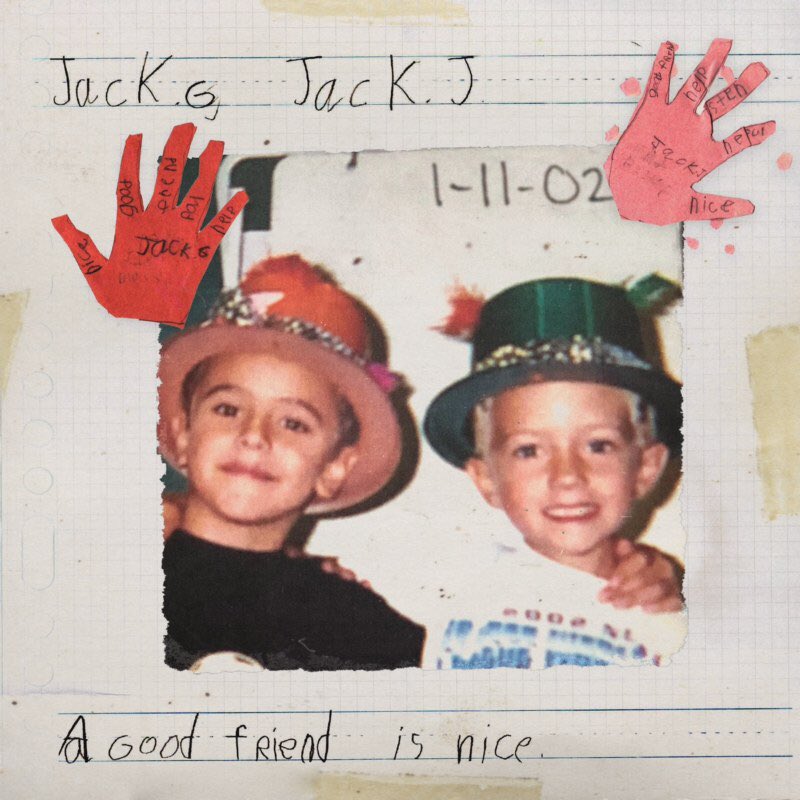 JackAndJack's tweet photo. A Good Friend Is Nice. Available for Pre-Order TOMORROW! ❤️❤️❤️❤️ https://t.co/dy1kmY8pzk